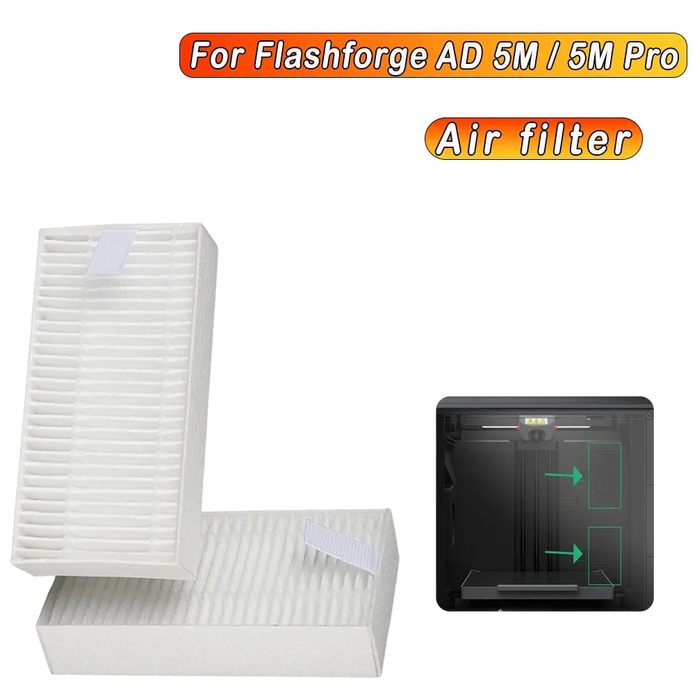Воздушный фильтр с активированным углем для Flashforge AD 5M/5M Pro Подходит для 3D-принтеров FDM для запасных частей Flashforge Adventurer 
Воздушный фильтр с активированным углем для Flashforge AD 5M/5M Pro Подходит для 3D-принтеров FDM для запасных частей Flashforge Adventurer