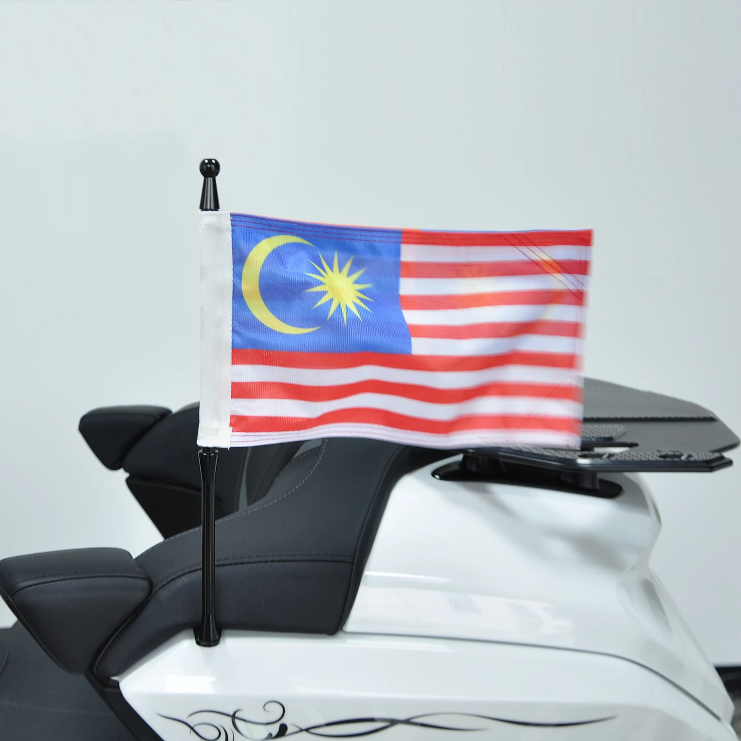 Panical Malaysia LR Passenger Rear Trunk Flag Set Flagpole Kit For Honda Gold Wing Tour GL1800 2018-2024
Panical Malaysia LR Passenger Rear Trunk Flag Set Flagpole Kit For Honda Gold Wing Tour GL1800 2018-2024