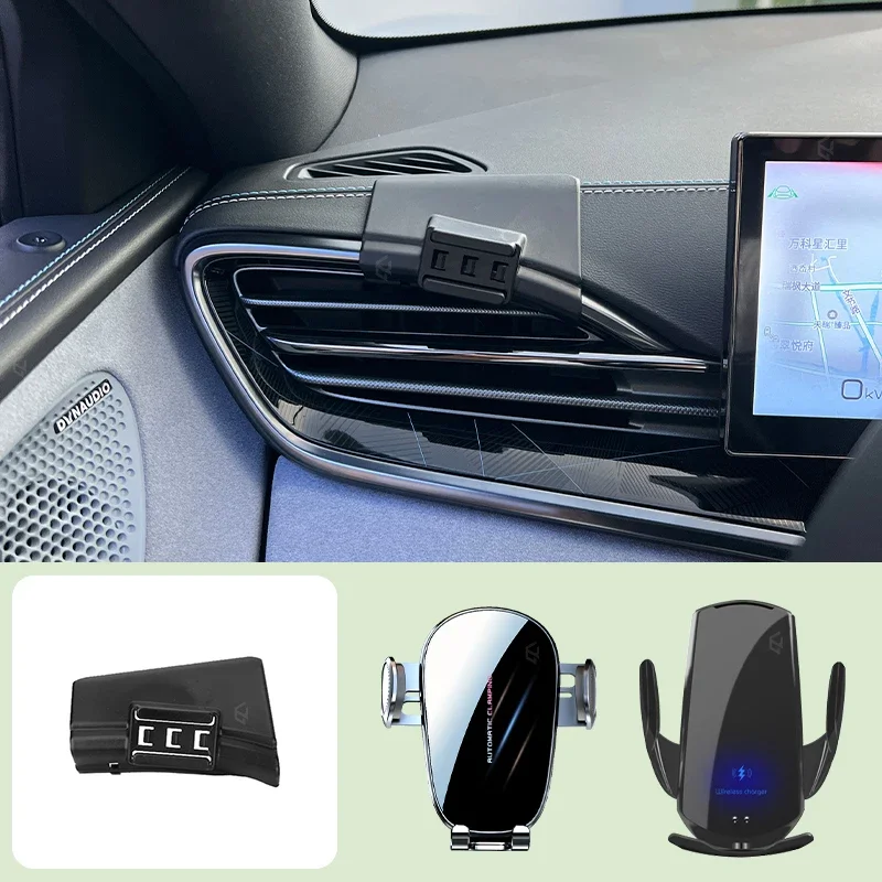 Car Mobile Phone Holder For BYD SEAL 2022-2024 Car Special Bracket Base Mobile Support Wireless Charging Bracket Accessories
Car Mobile Phone Holder For BYD SEAL 2022-2024 Car Special Bracket Base Mobile Support Wireless Charging Bracket Accessories