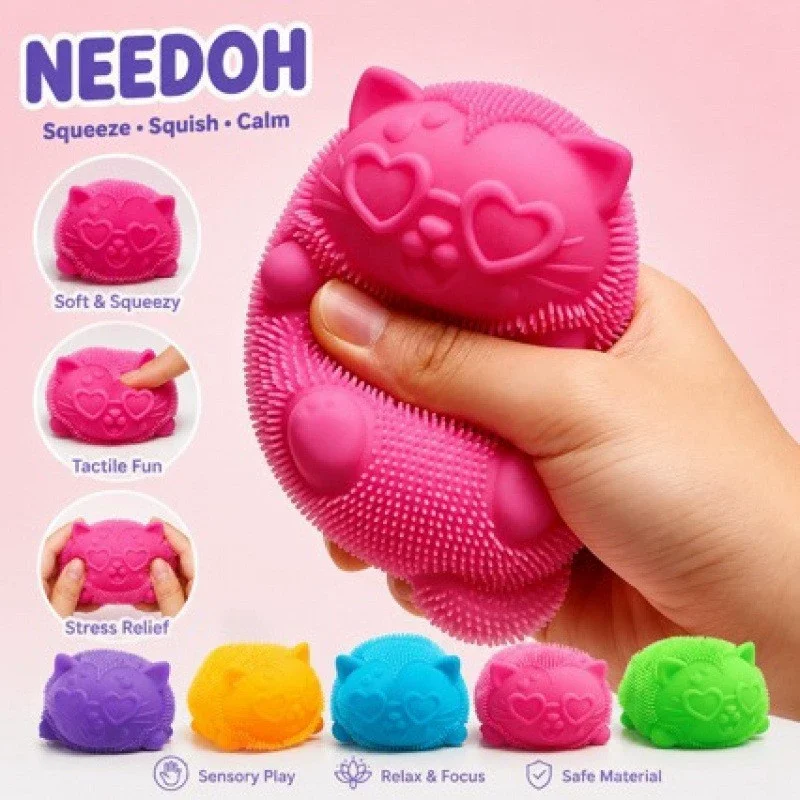 NeeDoh Fuzz Ball Wild Cats Series Desktop Ornament Stress Relief Toys Suitable For People Under Pressure Fun Soft Stress Ball
NeeDoh Fuzz Ball Wild Cats Series Desktop Ornament Stress Relief Toys Suitable For People Under Pressure Fun Soft Stress Ball