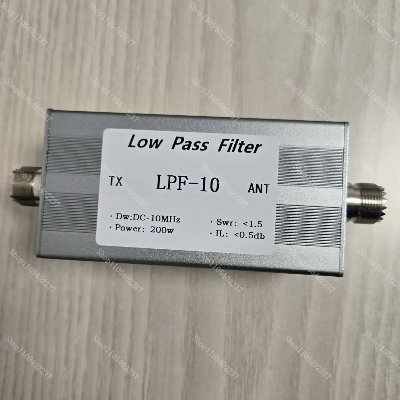 Низкочастотный фильтр (LPF) 10 МГц 200 Вт для коротковолнового радио с разъемом M Female, для ВЧ-передатчика
Низкочастотный фильтр (LPF) 10 МГц 200 Вт для коротковолнового радио с разъемом M Female, для ВЧ-передатчика