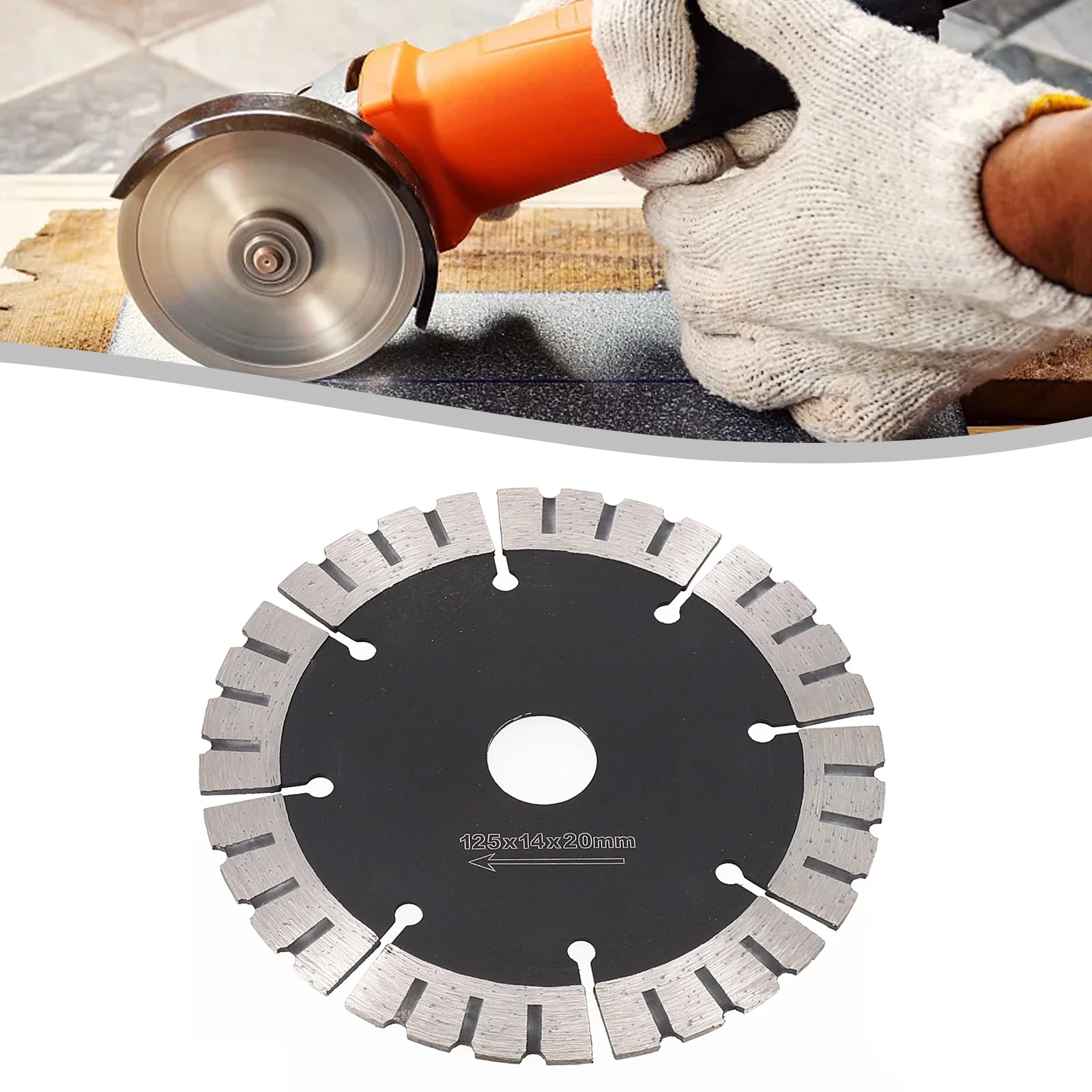 Workshop Diamond Saw Blade 1Pc 5inch Fittings Replacement Segment Saw Blade For Concrete Marble Ceramic Durable
Workshop Diamond Saw Blade 1Pc 5inch Fittings Replacement Segment Saw Blade For Concrete Marble Ceramic Durable