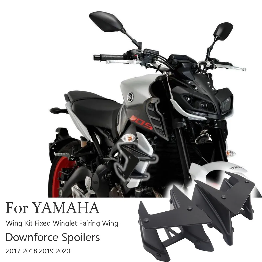 MT-09 2017-2020 Motorcycle Parts Side Downforce Naked Spoilers Fixed Winglet Fairing Wing For Yamaha MT09 MT 09 SP 2018 2019
MT-09 2017-2020 Motorcycle Parts Side Downforce Naked Spoilers Fixed Winglet Fairing Wing For Yamaha MT09 MT 09 SP 2018 2019