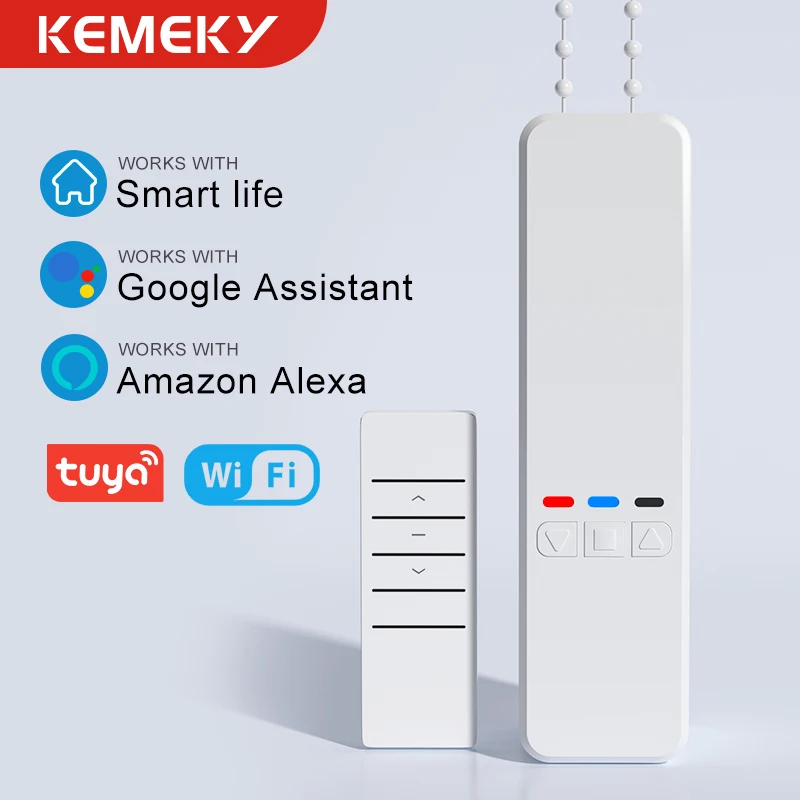 KEMEK Tuya Smart Wi-Fi мотор жалюзи автоматический электрический контроллер штор управления приложением работает с Alexa Google Assistant
KEMEK Tuya Smart Wi-Fi мотор жалюзи автоматический электрический контроллер штор управления приложением работает с Alexa Google Assistant