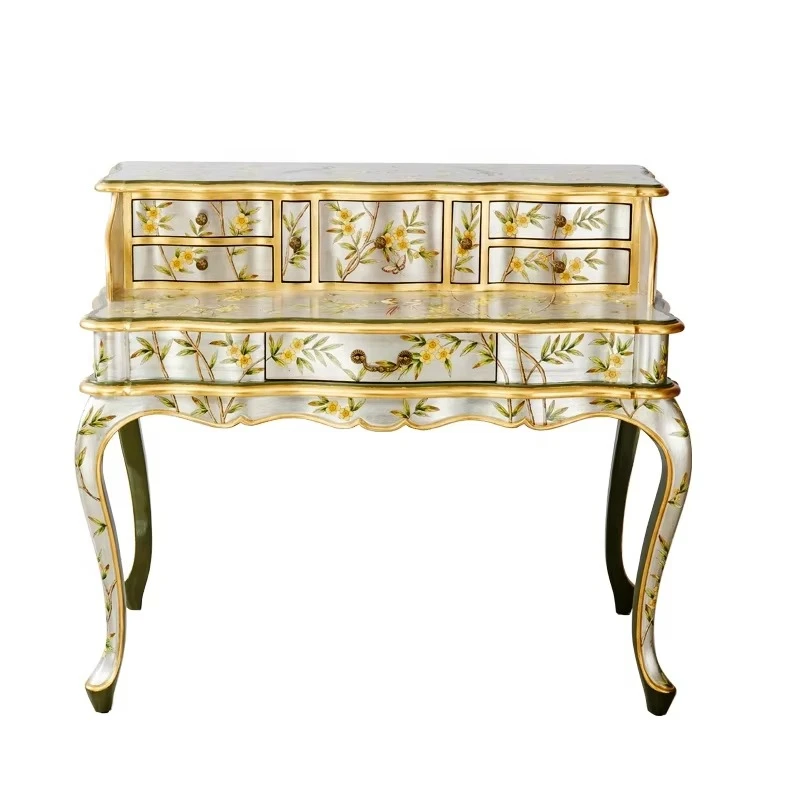 The dressing table is light and luxurious, and the unique design art decorates the bedroom.
The dressing table is light and luxurious, and the unique design art decorates the bedroom.