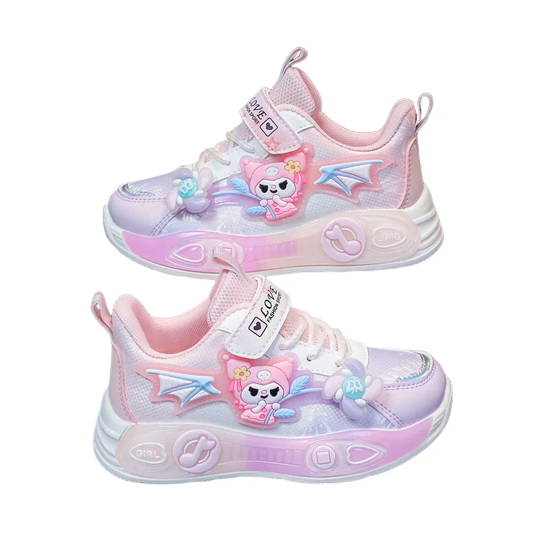 Популярные кроссовки Sanrio для девочек Kuromi Kawaii, модные кроссовки для отдыха, студенческие сезонные весенне-осенние детские неуклюжие кроссовки с героями мультфильмов, новые
Популярные кроссовки Sanrio для девочек Kuromi Kawaii, модные кроссовки для отдыха, студенческие сезонные весенне-осенние детские неуклюжие кроссовки с героями мультфильмов, новые