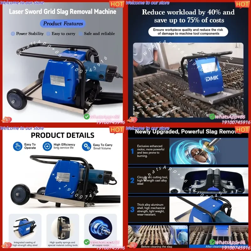 CE Certificate DMK JT-C2300 Slag Remover Machine Cleaning Unit for Cutting Equipment Residue & Dross
CE Certificate DMK JT-C2300 Slag Remover Machine Cleaning Unit for Cutting Equipment Residue & Dross
