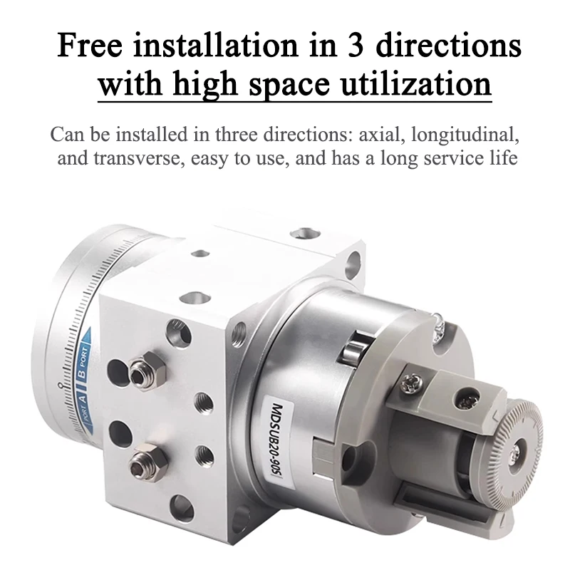 MDSUB Rotating Swing Pneumatic pneumatic Cylinder MDSUB1/3/7/20-90S Degree Single Blade Robot Swing Table Actuator With Magnet
MDSUB Rotating Swing Pneumatic pneumatic Cylinder MDSUB1/3/7/20-90S Degree Single Blade Robot Swing Table Actuator With Magnet