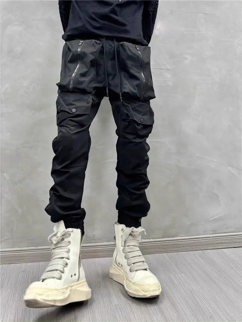 Dark Retro Zipper Stitching Large Pocket Overalls Fashion All-Match Casual Pants Trendy Skinny Personality
Dark Retro Zipper Stitching Large Pocket Overalls Fashion All-Match Casual Pants Trendy Skinny Personality