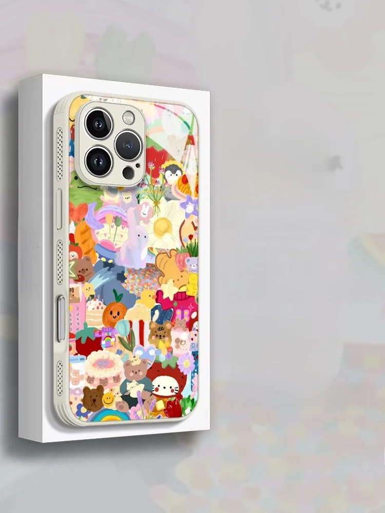 Jiabeiyao Animal Carnival Liquid Glass Phone Case for 16 pro Max Women's Edition Creative Cartoon Full Cover Anti-Fall
Jiabeiyao Animal Carnival Liquid Glass Phone Case for 16 pro Max Women's Edition Creative Cartoon Full Cover Anti-Fall