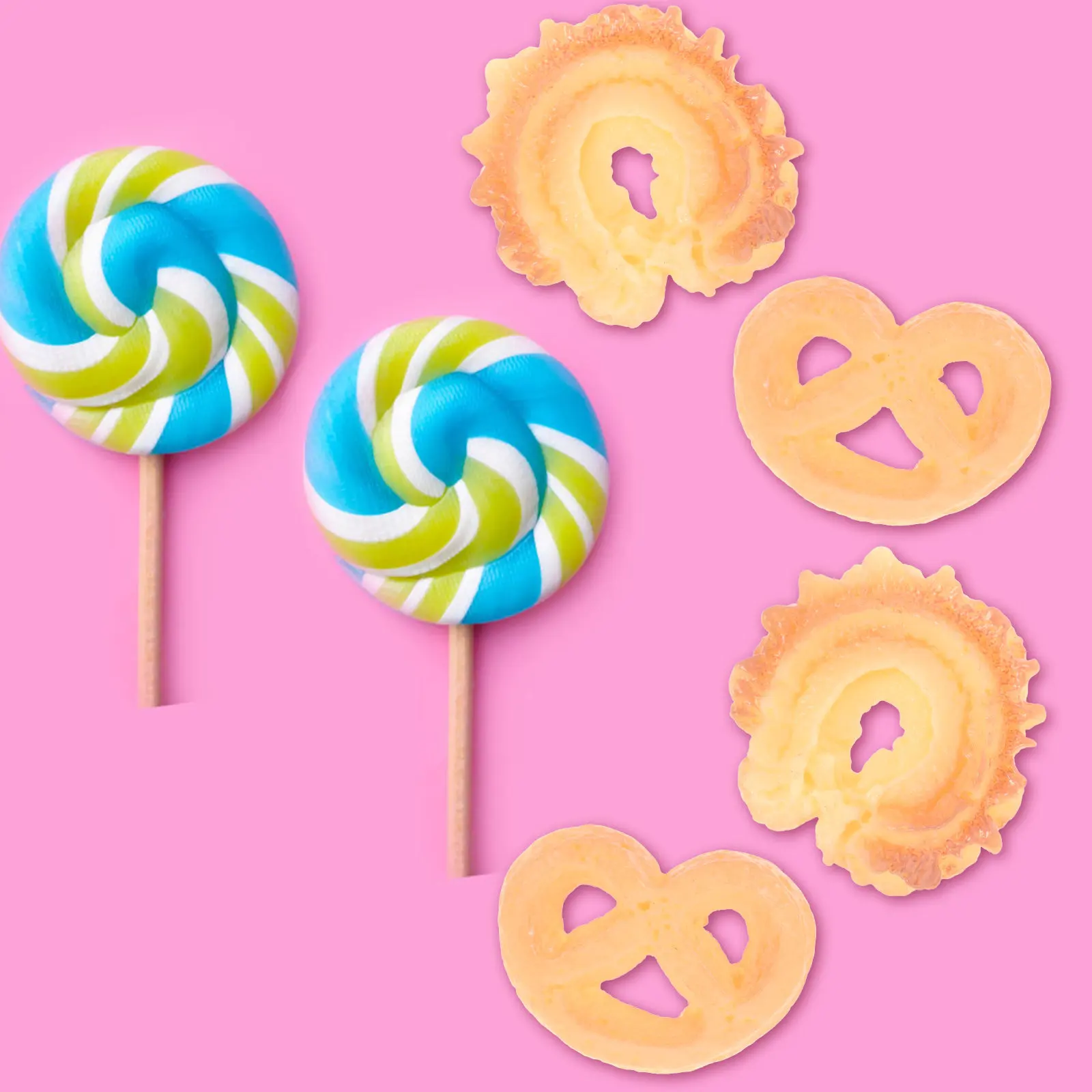 16Pcs Artificial Cookie Simulation Decorations Bright Lifelike Resin Pretend Biscuits for Photography Display Home Shop Learning
16Pcs Artificial Cookie Simulation Decorations Bright Lifelike Resin Pretend Biscuits for Photography Display Home Shop Learning
