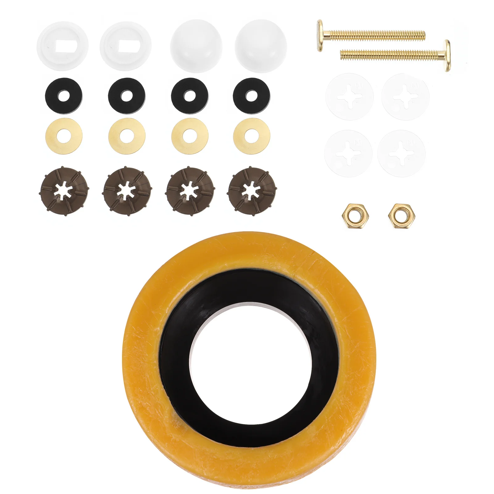 1Set Toilet Seat Seal Rings Bolts High Quality Fixing Accessories Anti Aging Acid Resistant Toilet Seat Screws
1Set Toilet Seat Seal Rings Bolts High Quality Fixing Accessories Anti Aging Acid Resistant Toilet Seat Screws