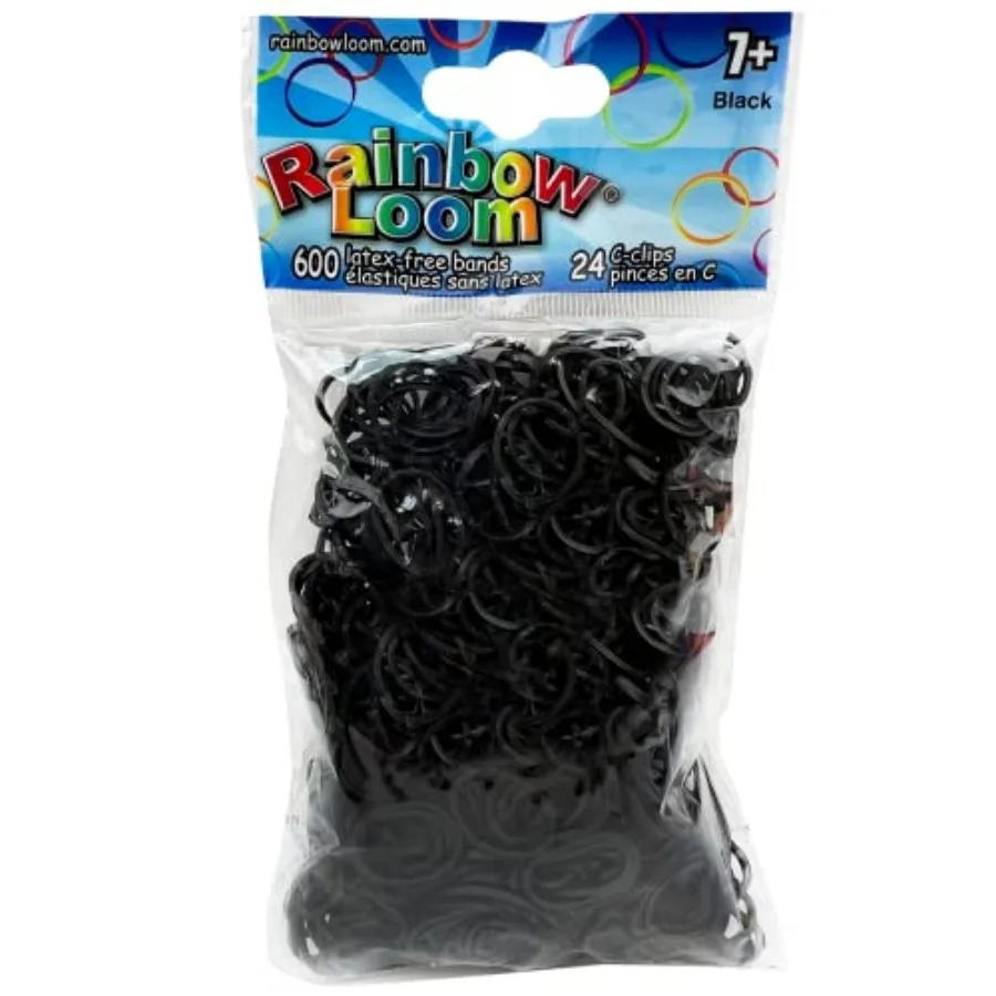 ® Black Rubber Bands with 24 C-Clips 600 Count
® Black Rubber Bands with 24 C-Clips 600 Count