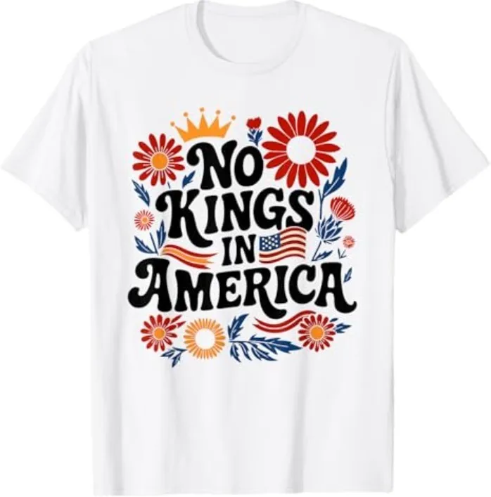 4th July Floral T-Shirt for Men and Women – No Kings Design
4th July Floral T-Shirt for Men and Women – No Kings Design
