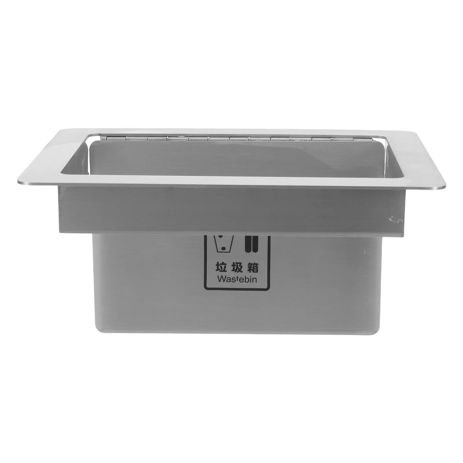 Embedded Stainless Steel Trash Chute Lid Built-in Side Mount Swing Flap Recessed Garbage Lid Cover Kitchen Cabinet Waste
Embedded Stainless Steel Trash Chute Lid Built-in Side Mount Swing Flap Recessed Garbage Lid Cover Kitchen Cabinet Waste
