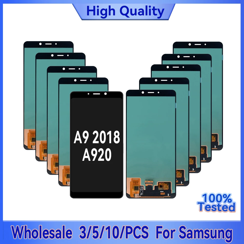 Wholesale 3/5/10 Pieces/Lot For Samsung A9 2018 A920 A920F A920FD Lcd Display Screen With Touch Assembly Replacement OLED
Wholesale 3/5/10 Pieces/Lot For Samsung A9 2018 A920 A920F A920FD Lcd Display Screen With Touch Assembly Replacement OLED