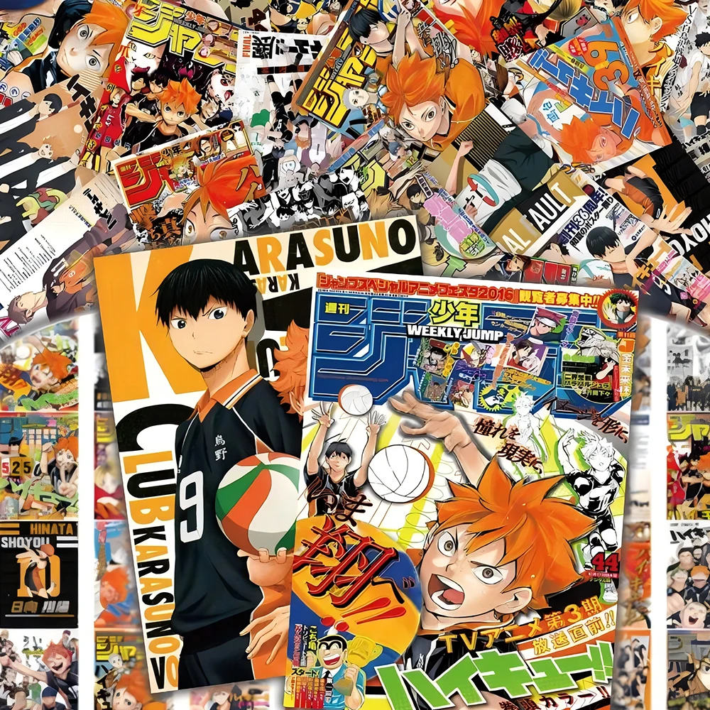 10/30/60pcs Cartoon Haikyuu!! Shoyo Hinata Stickers Waterproof Graffiti DIY Phone Skateboard Suitcase Classic Cool Anime Decals
10/30/60pcs Cartoon Haikyuu!! Shoyo Hinata Stickers Waterproof Graffiti DIY Phone Skateboard Suitcase Classic Cool Anime Decals