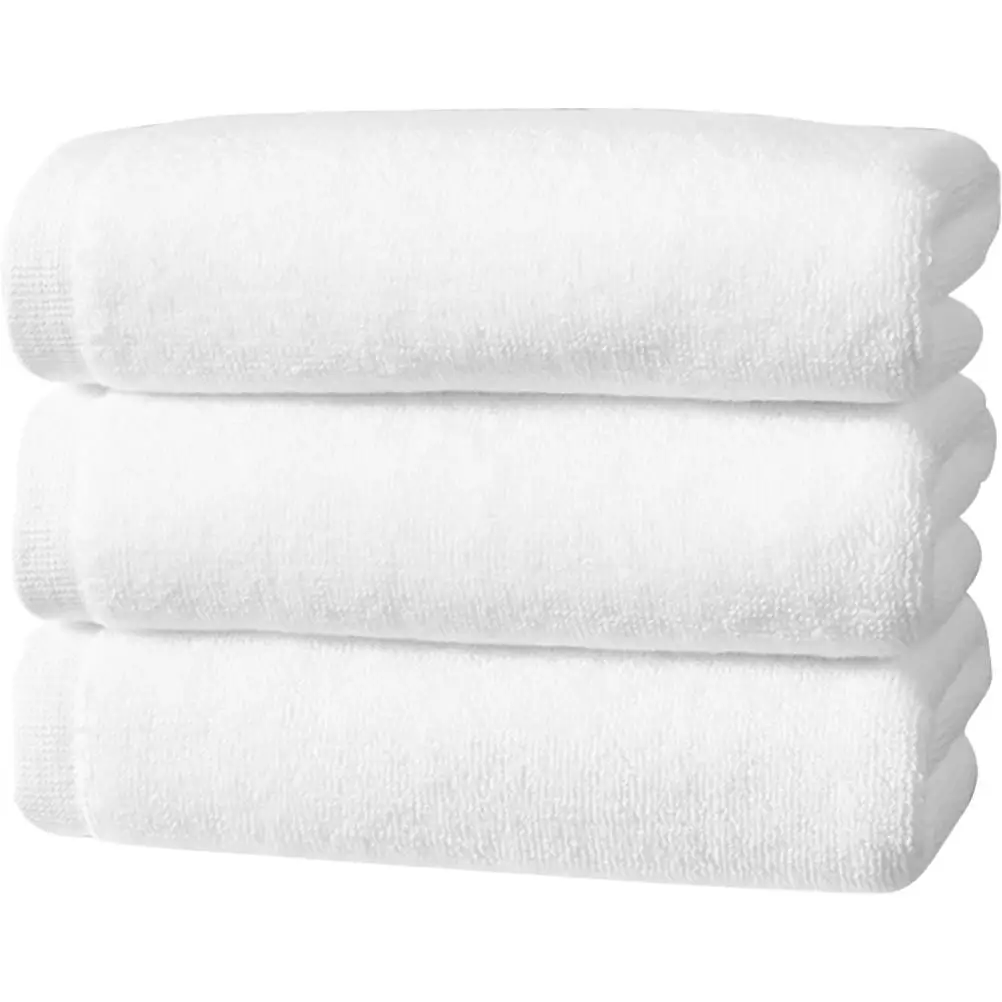 3 Pcs White Cotton Bath Towels 100g 32x72 High Absorbency Soft Gym Bathroom Kitchen Cotton Towels For Hand Bathing Use
3 Pcs White Cotton Bath Towels 100g 32x72 High Absorbency Soft Gym Bathroom Kitchen Cotton Towels For Hand Bathing Use