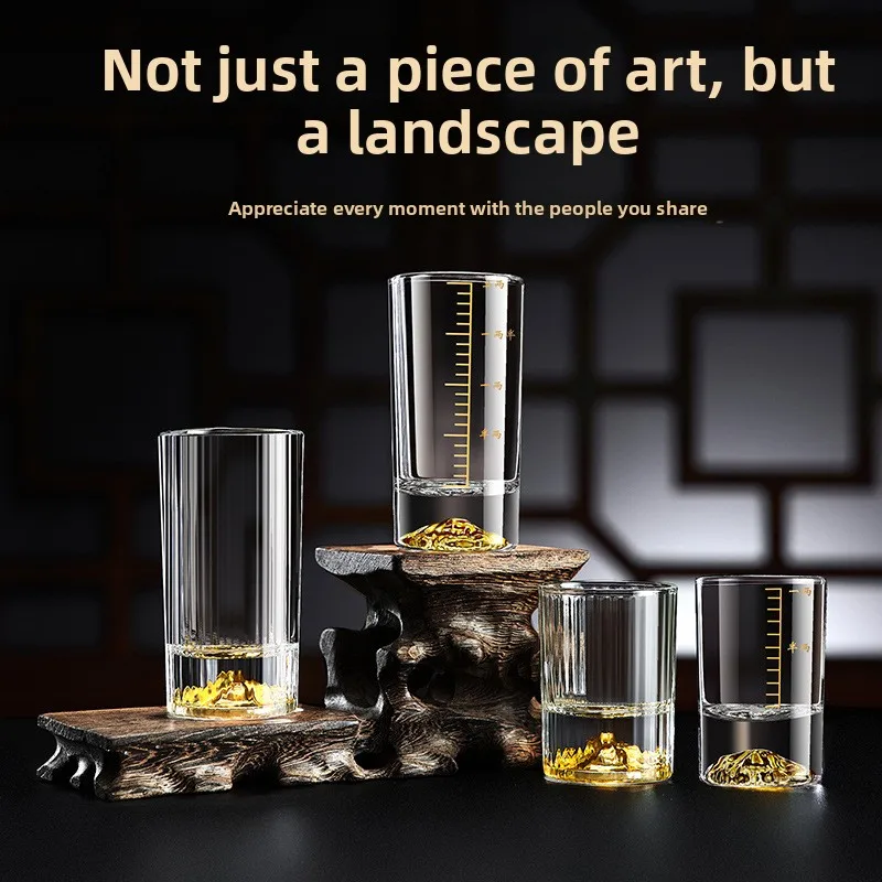 Small Two-Ounce Glass Whiskey Cup Set Home Use Bullet-Shaped Liquor Glasses Creative Glassware for Dining And Entertainment
Small Two-Ounce Glass Whiskey Cup Set Home Use Bullet-Shaped Liquor Glasses Creative Glassware for Dining And Entertainment