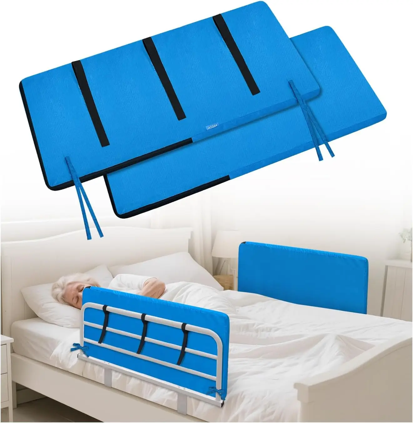 Bed Rail Pads for Elderly Adults Bumper Cushion with Straps 31.5x14.2x0.8 Inches
Bed Rail Pads for Elderly Adults Bumper Cushion with Straps 31.5x14.2x0.8 Inches