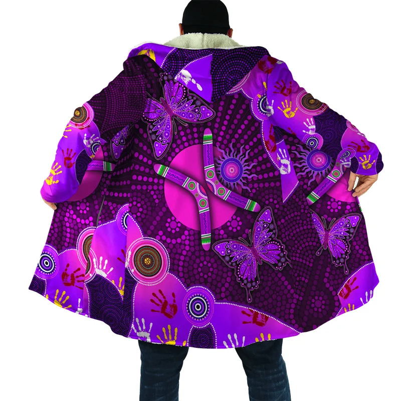 Winter Fashion Men's Windproof Hoodie Coat Indigenous Turtle Lizard 3D Printed Hoodie Coat Unisex Wool Warm Hoodie Cape
Winter Fashion Men's Windproof Hoodie Coat Indigenous Turtle Lizard 3D Printed Hoodie Coat Unisex Wool Warm Hoodie Cape