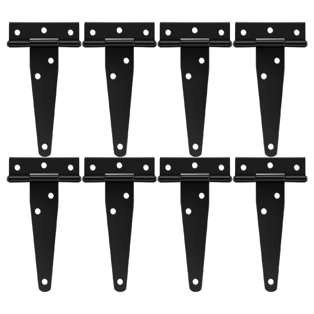 8 pcs T Shape Hinges 3 Inch Heavy Duty Iron Gate Hinge For Door Furniture Rustproof Triangular Hinges Durable Hardware
8 pcs T Shape Hinges 3 Inch Heavy Duty Iron Gate Hinge For Door Furniture Rustproof Triangular Hinges Durable Hardware