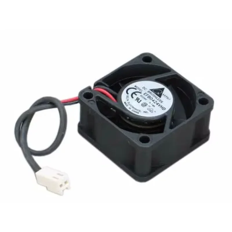 Delta Electronics EFB0424VHD DC 24V 0.14A 40x40x20mm 2-wire Server Cooling Fan
Delta Electronics EFB0424VHD DC 24V 0.14A 40x40x20mm 2-wire Server Cooling Fan