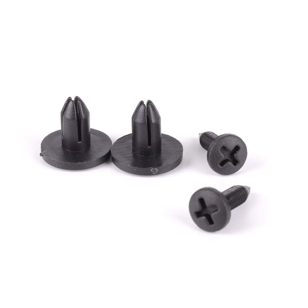 100Pcs Plastic Push Clips Bumper Retainer Clips for Automotive Exterior Parts 6Mm Diameter Hole Strong Durability Quick
100Pcs Plastic Push Clips Bumper Retainer Clips for Automotive Exterior Parts 6Mm Diameter Hole Strong Durability Quick