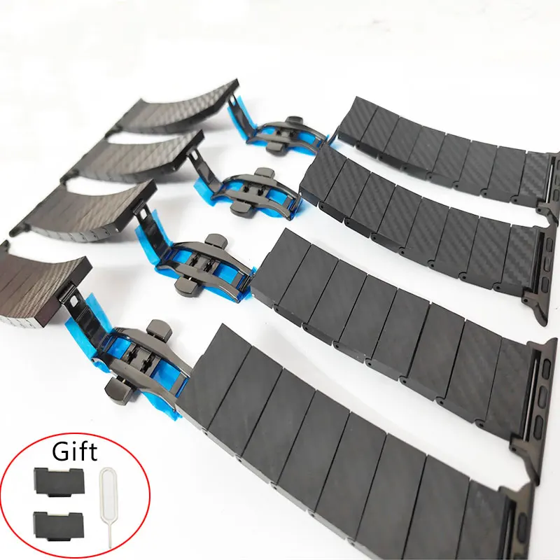 Carbon Fiber Straps For Apple Watch Bands 11 10 9 8 7 6 SE 3 Band 46mm 45mm 44mm Bracelet For iWatch Series Ultra 3/2/1 49mm
Carbon Fiber Straps For Apple Watch Bands 11 10 9 8 7 6 SE 3 Band 46mm 45mm 44mm Bracelet For iWatch Series Ultra 3/2/1 49mm