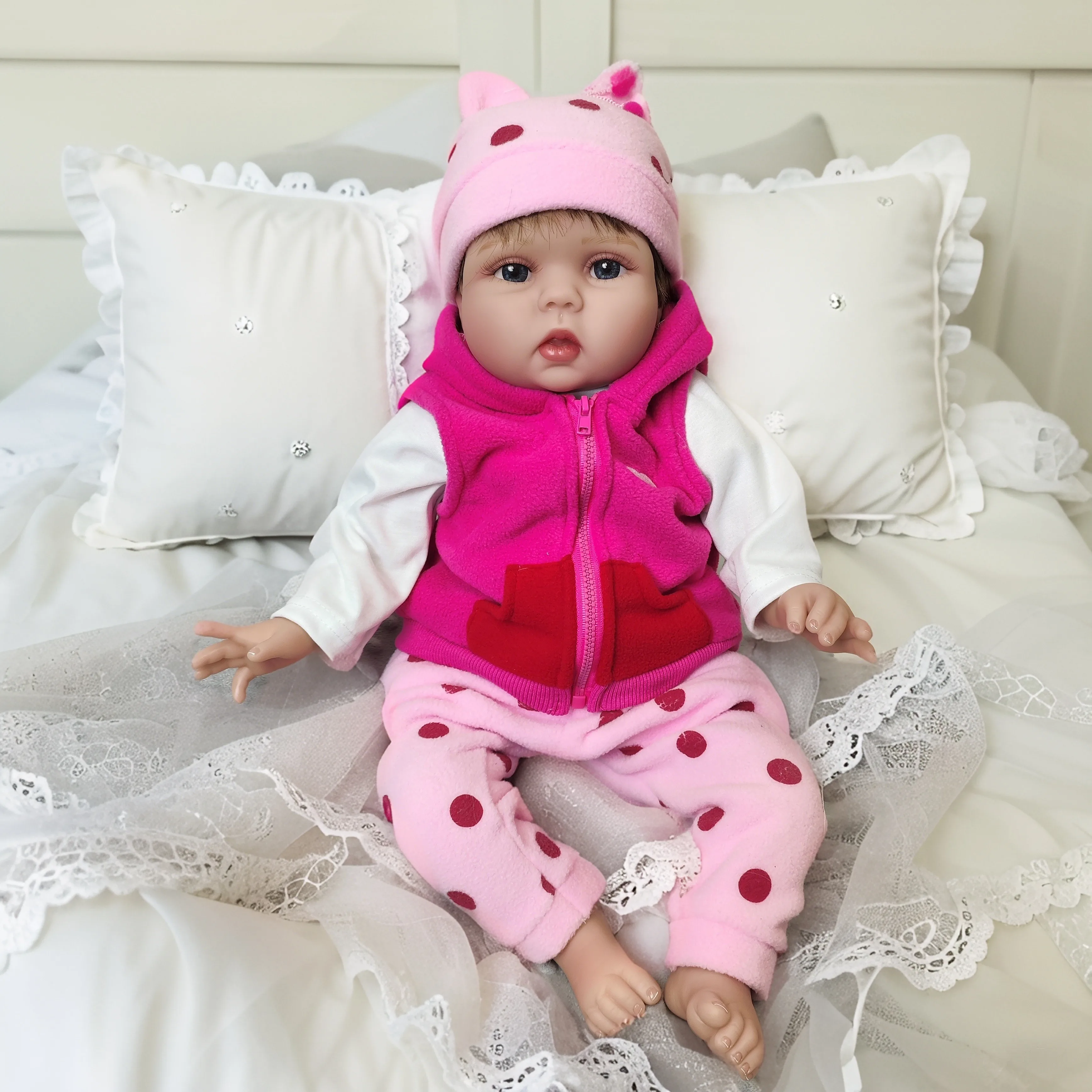 Lifelike Reborn Baby Dolls- 21.5Inch Cute Soft Vinyl Realistic Baby Doll, Poseable Real Life Baby Dolls
Lifelike Reborn Baby Dolls- 21.5Inch Cute Soft Vinyl Realistic Baby Doll, Poseable Real Life Baby Dolls