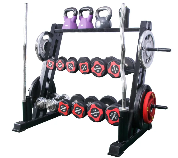 Factory Bulk Fitness Gym Equipment Storage Home Commercial Kettlebell Barbell Weight Plate Dumbbell Rack Hot Sale
Factory Bulk Fitness Gym Equipment Storage Home Commercial Kettlebell Barbell Weight Plate Dumbbell Rack Hot Sale