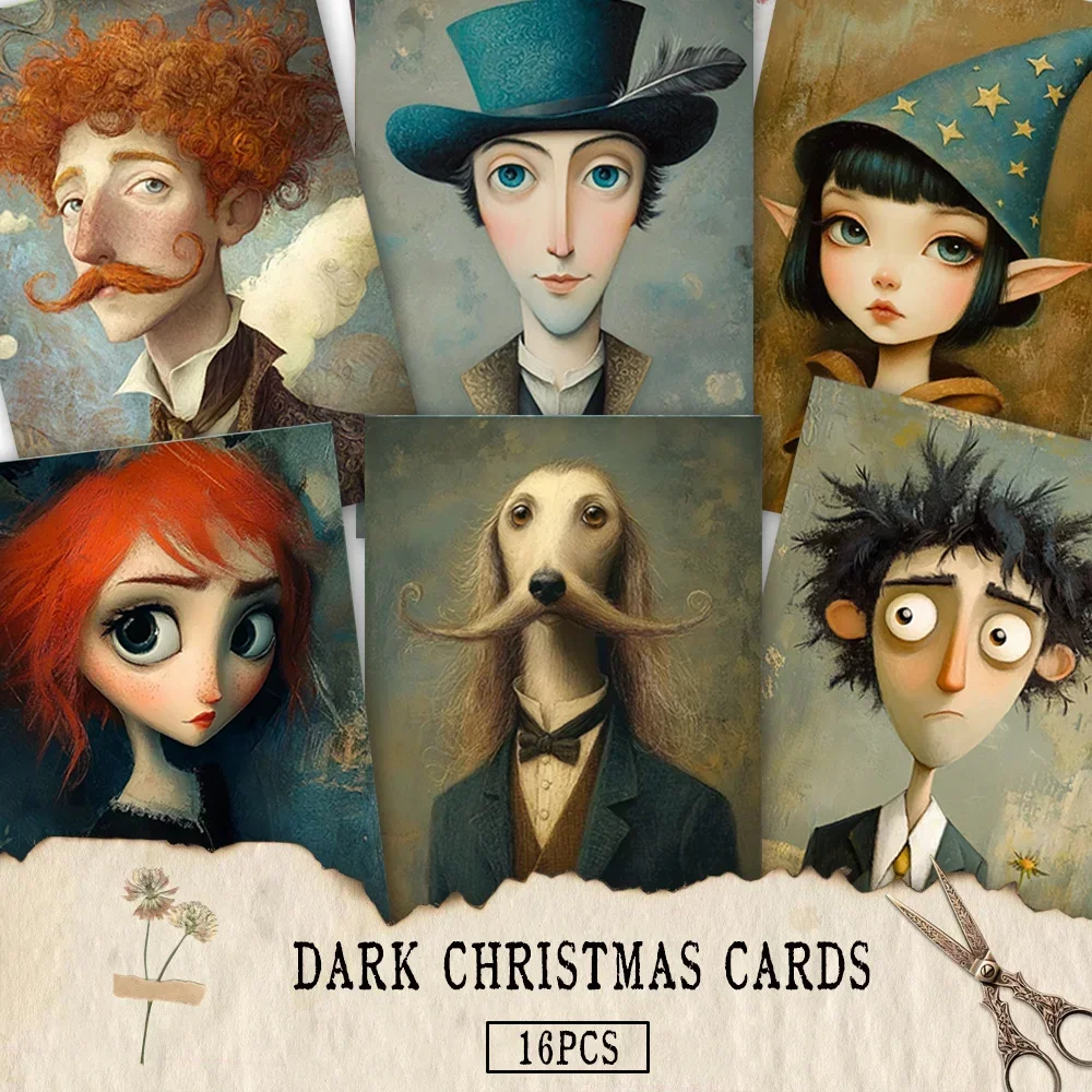 16pcs, grotesque anthropomorphic postcards,New Year gifts,Christmas gifts,living room decoration,bedroom decoration,high-quality
16pcs, grotesque anthropomorphic postcards,New Year gifts,Christmas gifts,living room decoration,bedroom decoration,high-quality