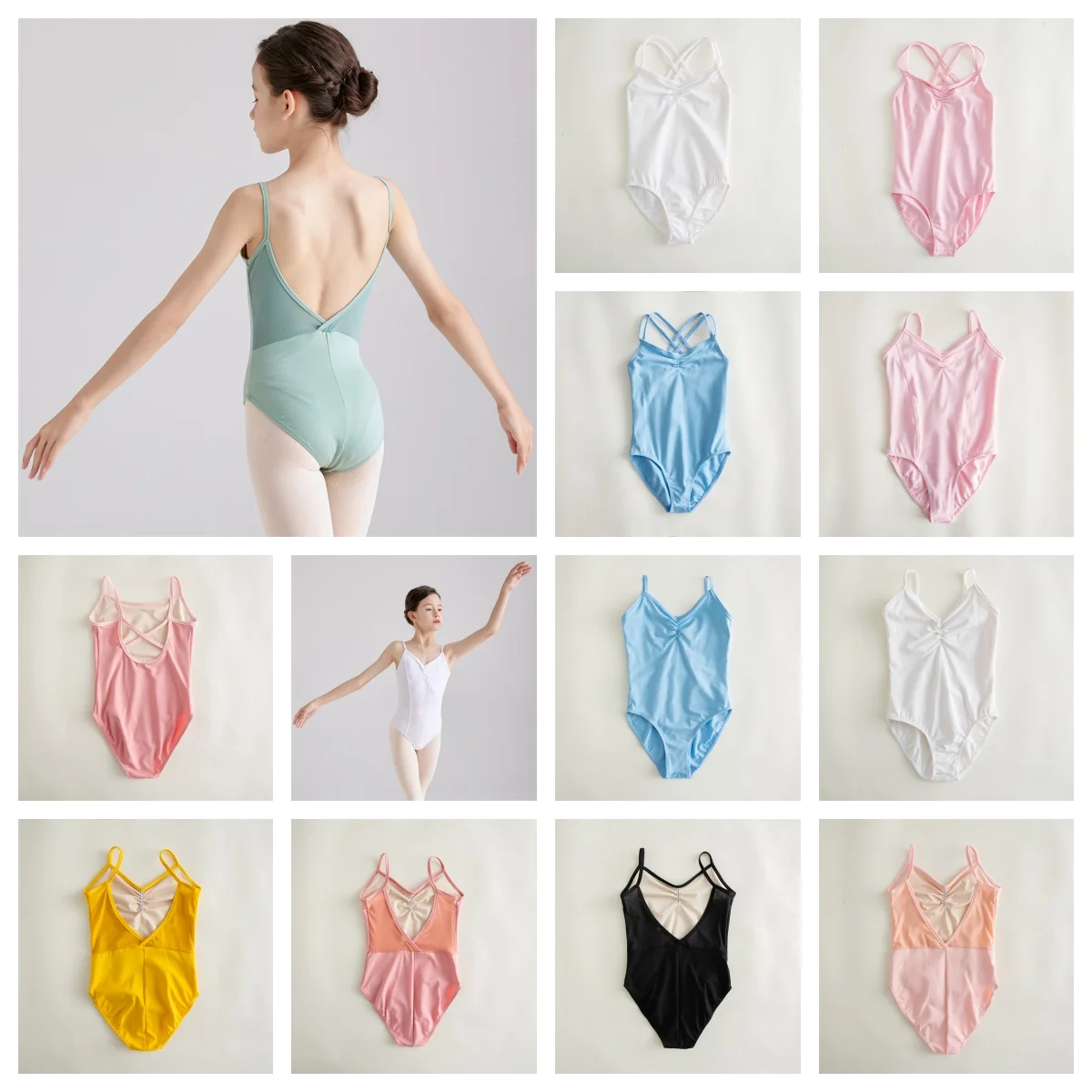 Hot Sale Cheap High Quality Camisole Training Dancewear Many Colors Size Cotton Spandex Child Kids Girls Ballet Dance Leotards
Hot Sale Cheap High Quality Camisole Training Dancewear Many Colors Size Cotton Spandex Child Kids Girls Ballet Dance Leotards