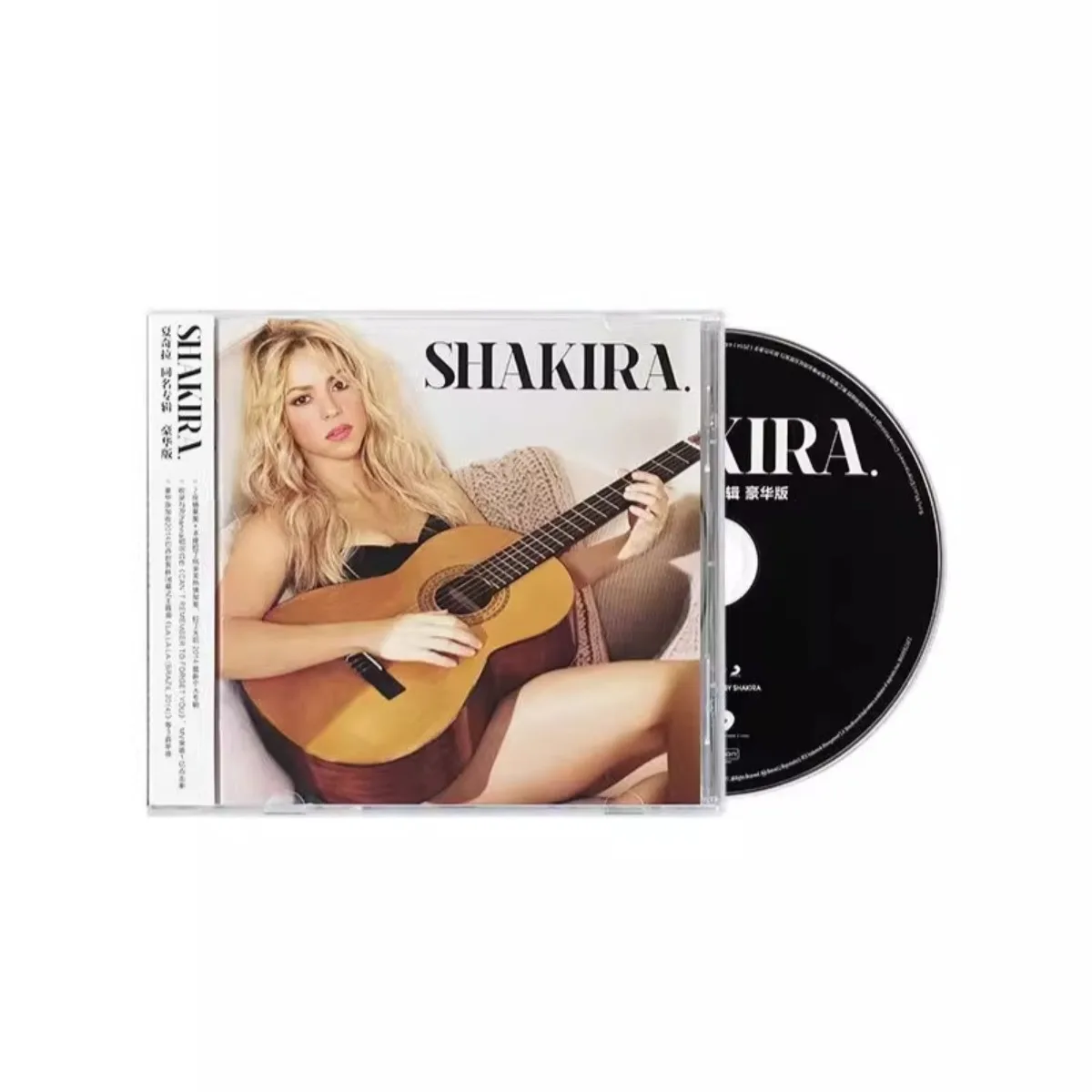 Shakira Self-Titled Album - Deluxe Edition Latin Pop & Dance Music CD with Lyric Book and Photo Collection
Shakira Self-Titled Album - Deluxe Edition Latin Pop & Dance Music CD with Lyric Book and Photo Collection
