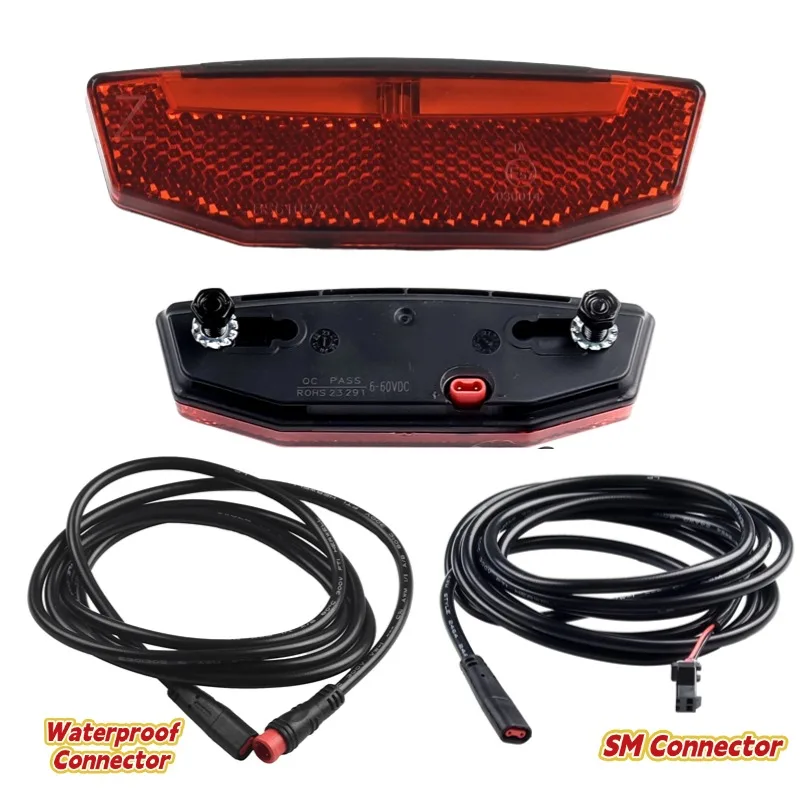 36V/48V Ebike Rear Light/Tail Light Waterproof SM Connector Night Riding Rear Lamp For Electric Bicycle Accessories
36V/48V Ebike Rear Light/Tail Light Waterproof SM Connector Night Riding Rear Lamp For Electric Bicycle Accessories