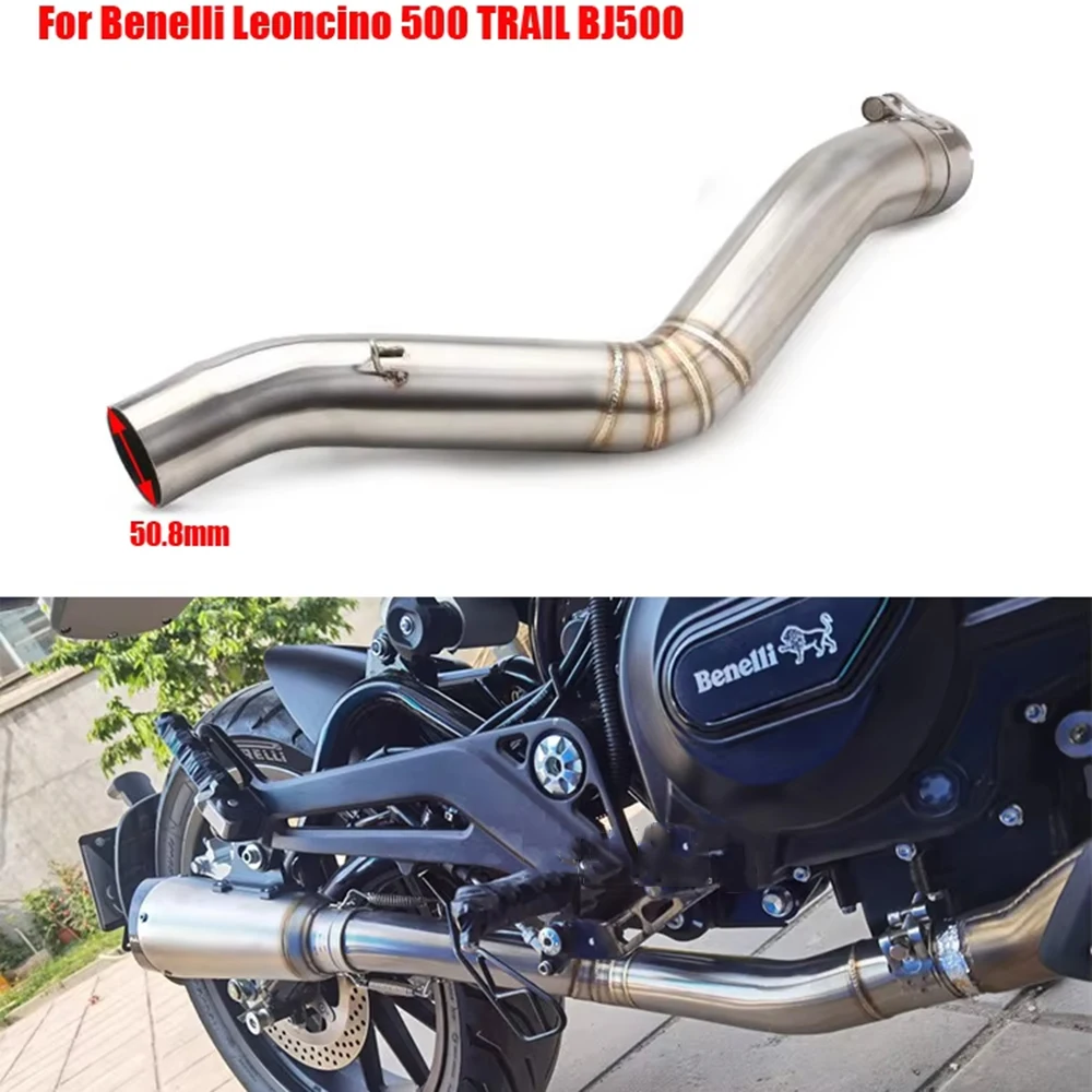 Motorcycle Exhaust Stainless Steel Motorcycle Exhaust Muffler Vent Middle Link Pipe for Benelli TRK 502
Motorcycle Exhaust Stainless Steel Motorcycle Exhaust Muffler Vent Middle Link Pipe for Benelli TRK 502
