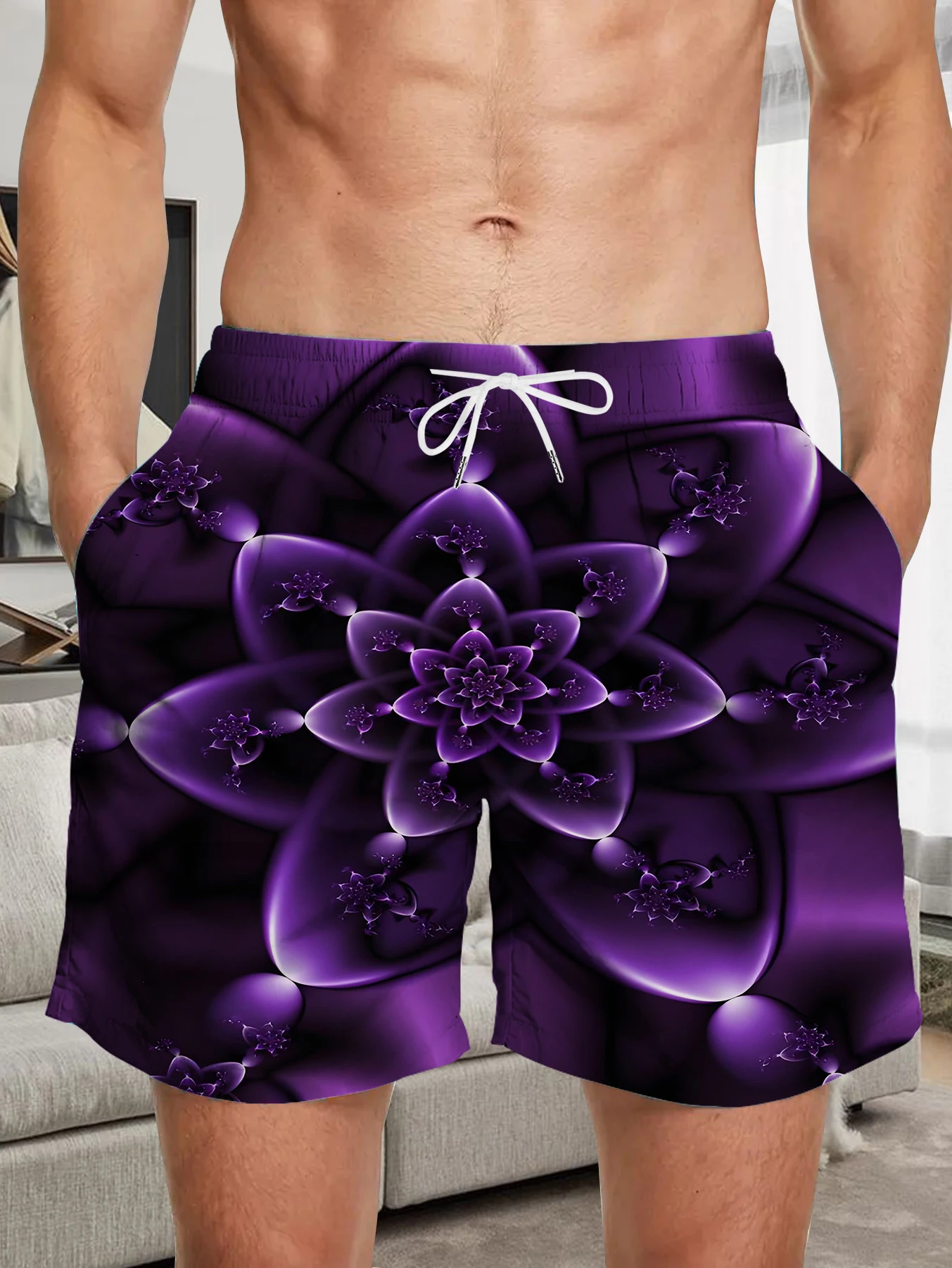 Casual Lounge Beach Shorts Men Full Digital Print Skin-friendly Polyester Trunks
Casual Lounge Beach Shorts Men Full Digital Print Skin-friendly Polyester Trunks