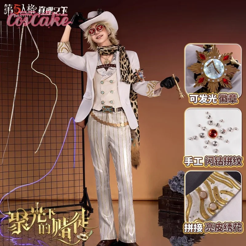 Костюм для косплея Prospector Game Identity V Norton Campbell The Gambler Under the Spotlight, униформа, карнавальная одежда на Хэллоуин
Костюм для косплея Prospector Game Identity V Norton Campbell The Gambler Under the Spotlight, униформа, карнавальная одежда на Хэллоуин