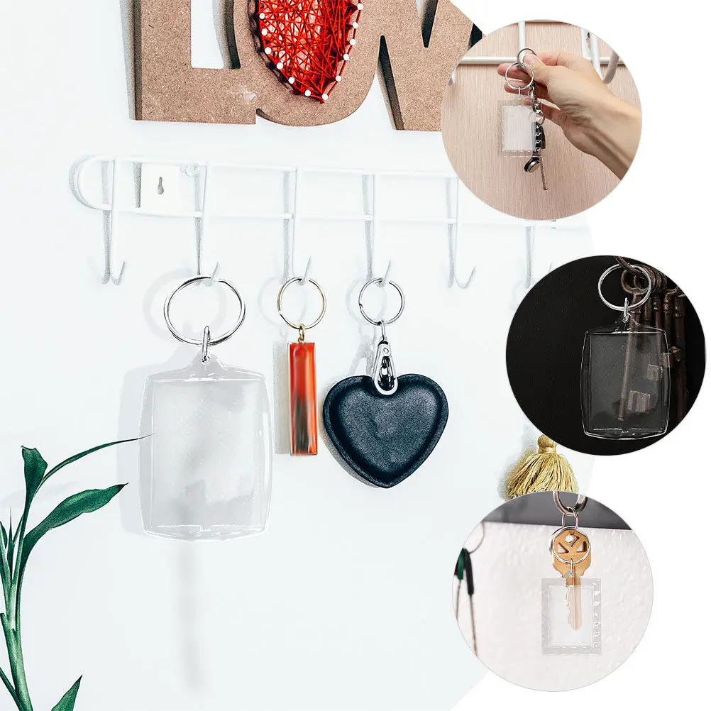 50Pcs Acrylic Photo Keychain Blanks Sturdy Picture Holders Portable DIY Key Rings School Bag Pendants Photo Keychain
50Pcs Acrylic Photo Keychain Blanks Sturdy Picture Holders Portable DIY Key Rings School Bag Pendants Photo Keychain