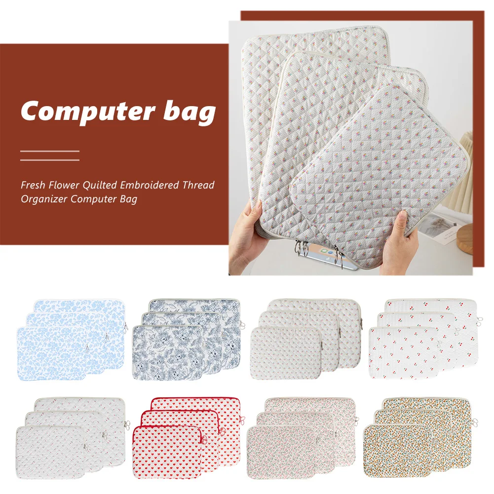 11/13/15 Inch Laptop Sleeve Quilted Laptop Bag Coquette Floral Laptop Carrying Case Office Accessories
11/13/15 Inch Laptop Sleeve Quilted Laptop Bag Coquette Floral Laptop Carrying Case Office Accessories
