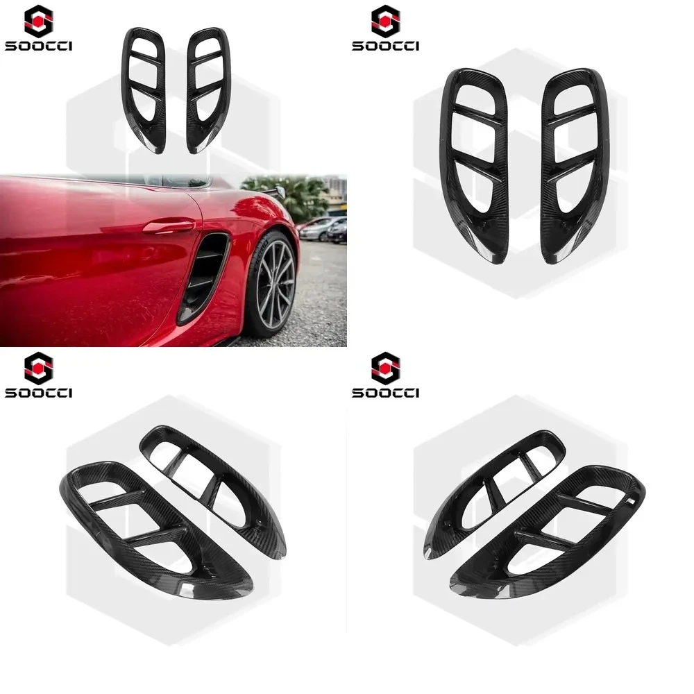 Real Dry Carbon Fiber GT4-Style Air Vent for 718 982 981 Cayman Boxster Side Diffuser Splitter Spoiler Air Inlets
Real Dry Carbon Fiber GT4-Style Air Vent for 718 982 981 Cayman Boxster Side Diffuser Splitter Spoiler Air Inlets