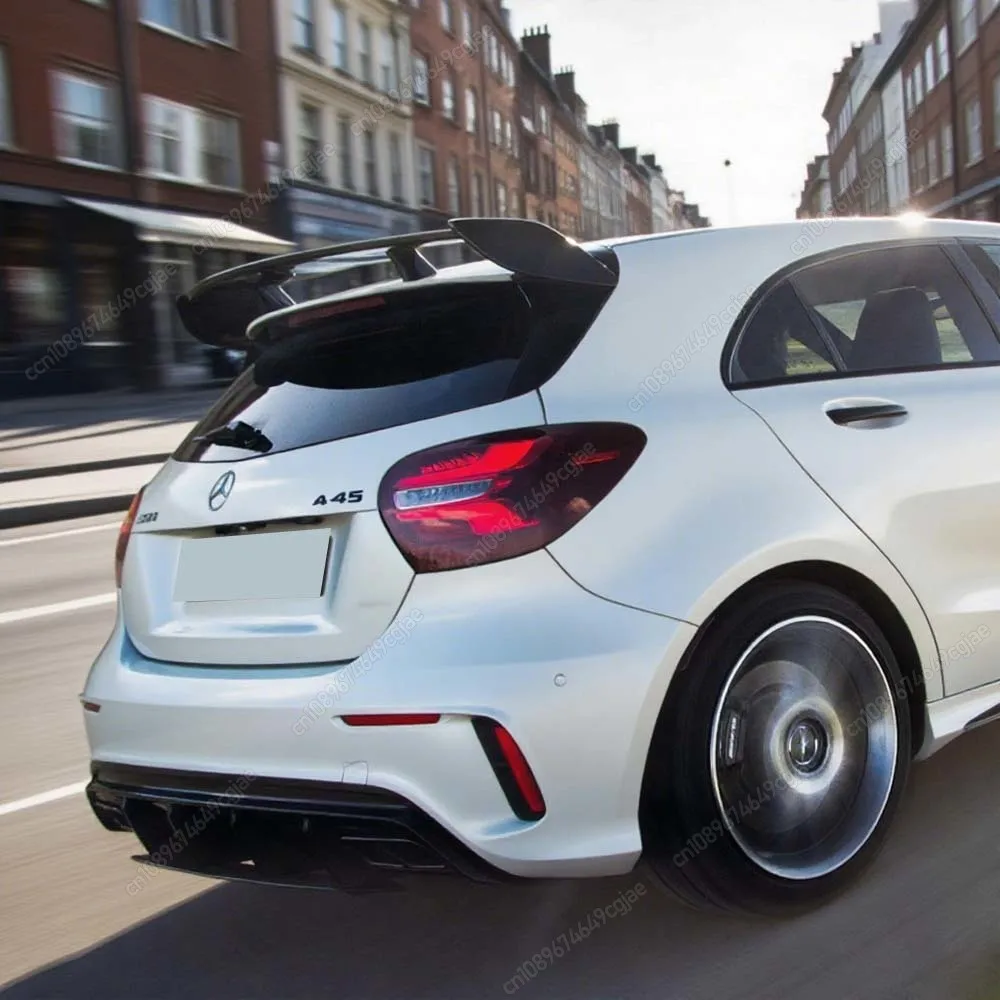 For Mercedes Benz A Class W177 A35 A45 AMG 2018-2023 Hatchback Body Kits Maxton Style Rear Bumper Lip Diffuser Spoiler Shark Fin
For Mercedes Benz A Class W177 A35 A45 AMG 2018-2023 Hatchback Body Kits Maxton Style Rear Bumper Lip Diffuser Spoiler Shark Fin