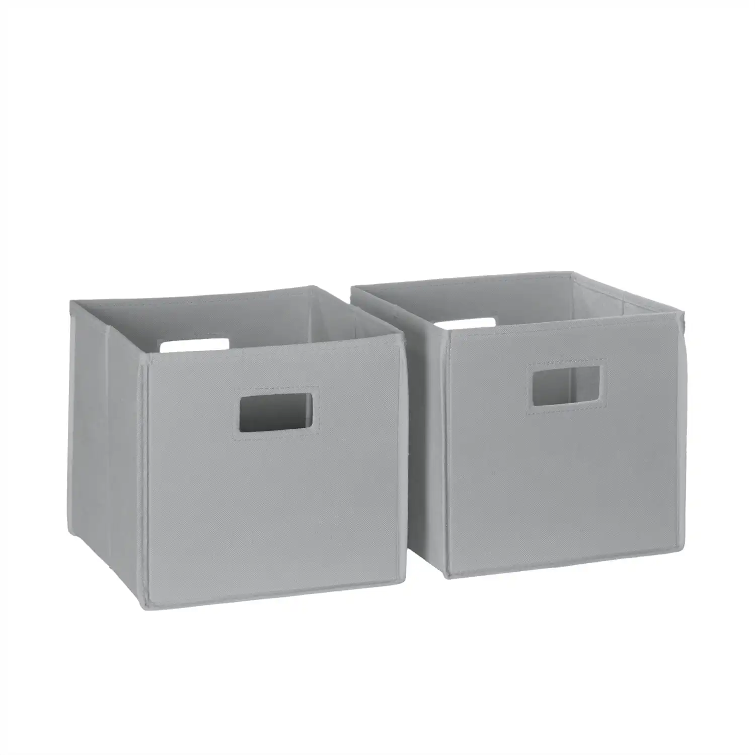 2pc Foldable Fabric Storage Bins with Handles - Gray
2pc Foldable Fabric Storage Bins with Handles - Gray