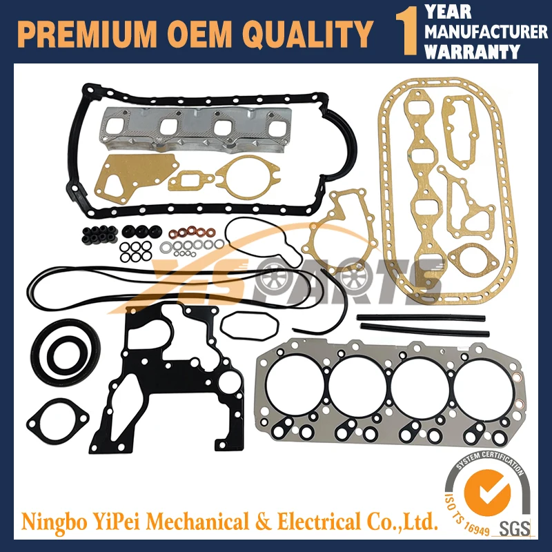 4JG2 Engine Gasket Kit For Isuzu 4JG2 4JG2T TROOPER TCM For KOMATSU TAILIFT
4JG2 Engine Gasket Kit For Isuzu 4JG2 4JG2T TROOPER TCM For KOMATSU TAILIFT