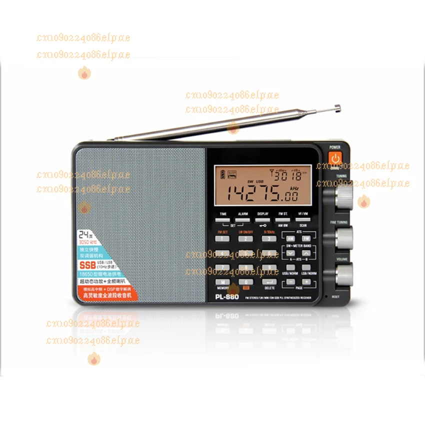 Портативный цифровой радиоприемник PL-880 с высокой чувствительностью и полным диапазоном частот, высококлассный радиоприемник
Портативный цифровой радиоприемник PL-880 с высокой чувствительностью и полным диапазоном частот, высококлассный радиоприемник