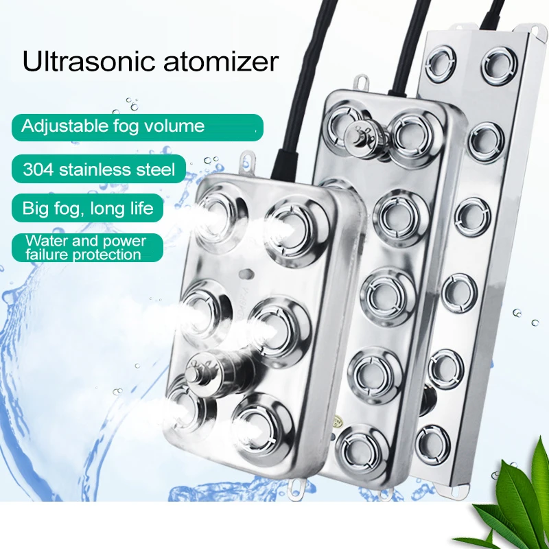 DC48V Ultrasonic Atomizing 6 Head Atomizer 3KG/H Mist Maker Industrial Humidifier Ultrasonic Atomizer & 220V Power Supply
DC48V Ultrasonic Atomizing 6 Head Atomizer 3KG/H Mist Maker Industrial Humidifier Ultrasonic Atomizer & 220V Power Supply