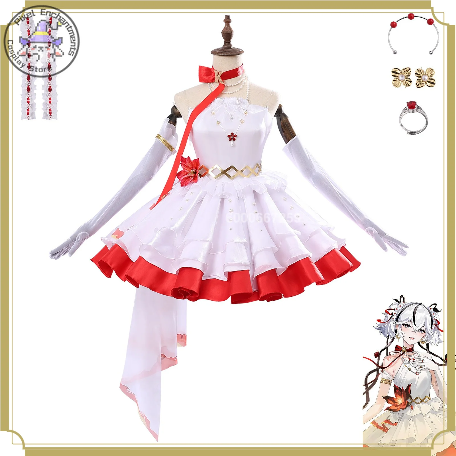 High Quality Chun Cosplay Costume - Female Game Character Red Leaf Ornament Bow Decoration Anime Outfit Comic Con Party Suit
High Quality Chun Cosplay Costume - Female Game Character Red Leaf Ornament Bow Decoration Anime Outfit Comic Con Party Suit