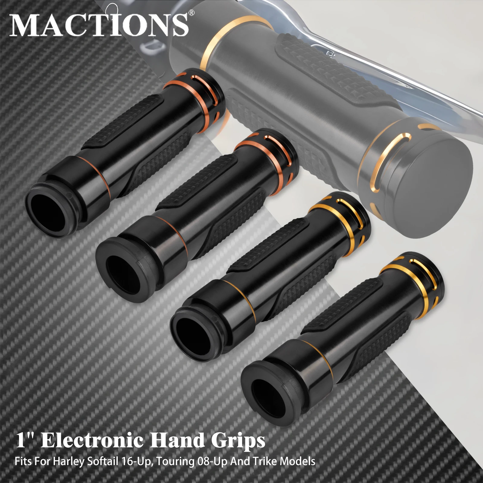 Motorcycle 1" Electronic Handlebar Hand Grips For Harley Touring Road King Electra Glide 2008-25 Softail 2016-24 FLSTNSE 2014-15
Motorcycle 1" Electronic Handlebar Hand Grips For Harley Touring Road King Electra Glide 2008-25 Softail 2016-24 FLSTNSE 2014-15