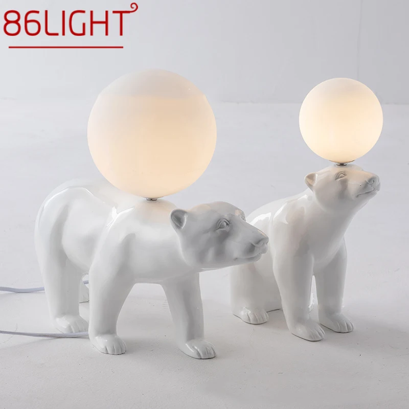 86LIGHT Nordic Modern Table Lamp Creative White Glass Resin Desk Lights LED Decor for Home Children Bedroom Living Room
86LIGHT Nordic Modern Table Lamp Creative White Glass Resin Desk Lights LED Decor for Home Children Bedroom Living Room