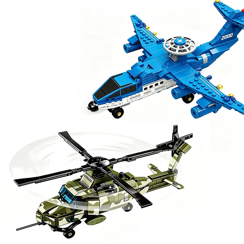 Military Early Warning Aircraft Combat Helicopter Building Block Attack Helicopter Creative Model Puzzle Toy Gift
Military Early Warning Aircraft Combat Helicopter Building Block Attack Helicopter Creative Model Puzzle Toy Gift